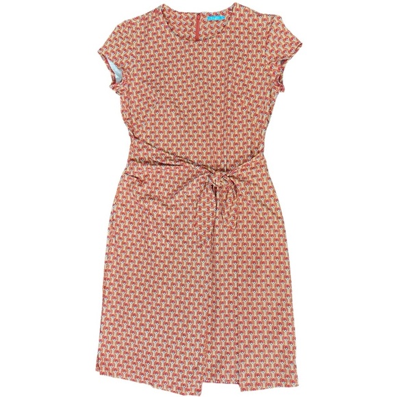 J. McLaughlin Havanna Catalina Cloth Geometric Print Dress Size S - Picture 2 of 11